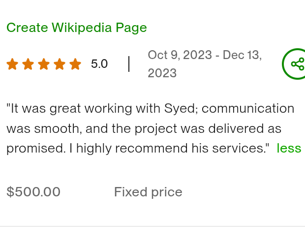 hire wikipedia editor with best skills for page creation