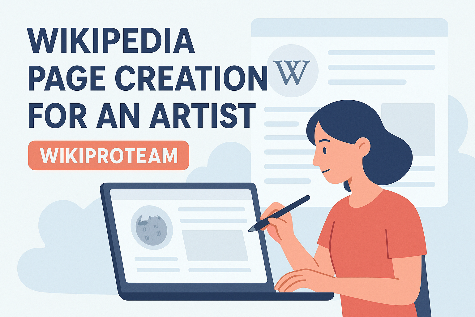 wikipedia page creation for an artist why it matters and how wikiproteam makes it happen